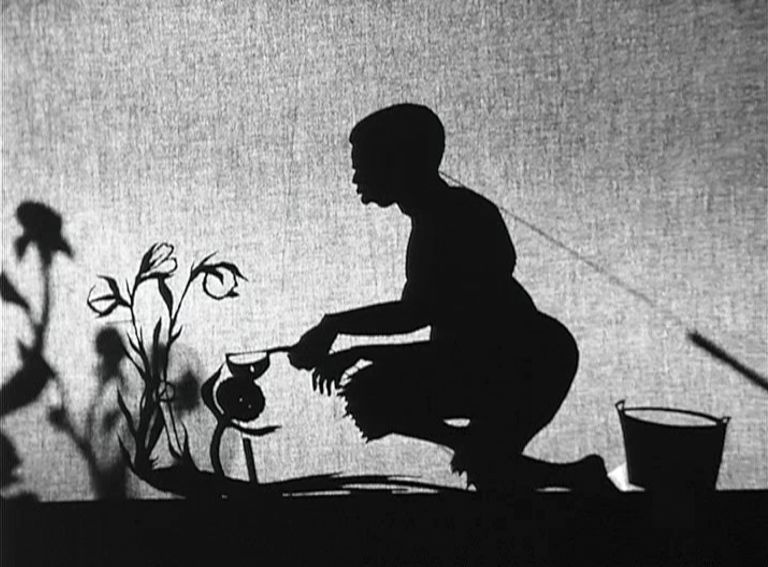 Kara Walker
8 Possible Beginnings or: The Creation of African-America, a Moving Picture by Kara E. Walker, 2005 (film still)
B/W video, audio
15:57 min
Edition of 5 + 2 APs
