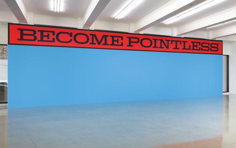 Nora Turato
become pointless, 2024
Emulsion paint on wall
Dimensions variable