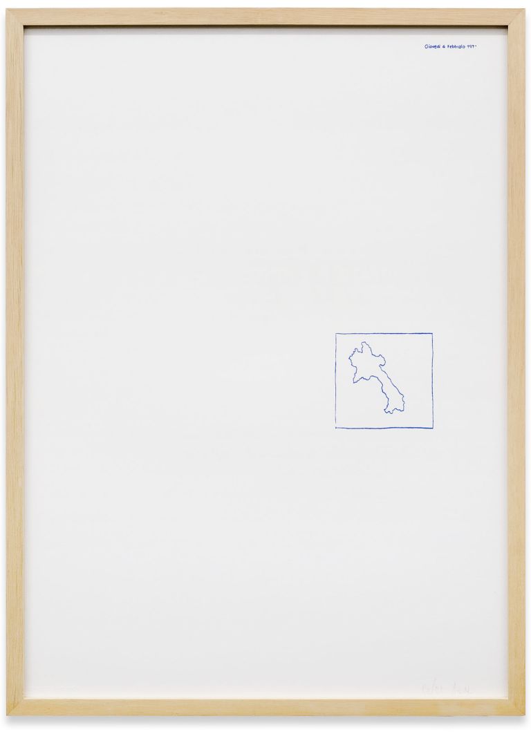 Alighiero Boetti
Dodici forme dal 10 giugno 1967, 1971 (detail)