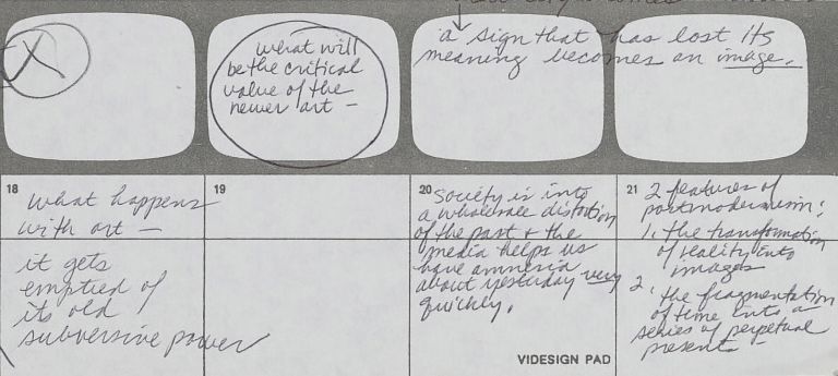 Archival material, Gretchen Bender Estate