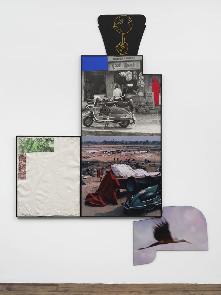 John Baldessari
Street Scene (with Red and Blue Intrusion)/Landscape (with Red Shape), 1992