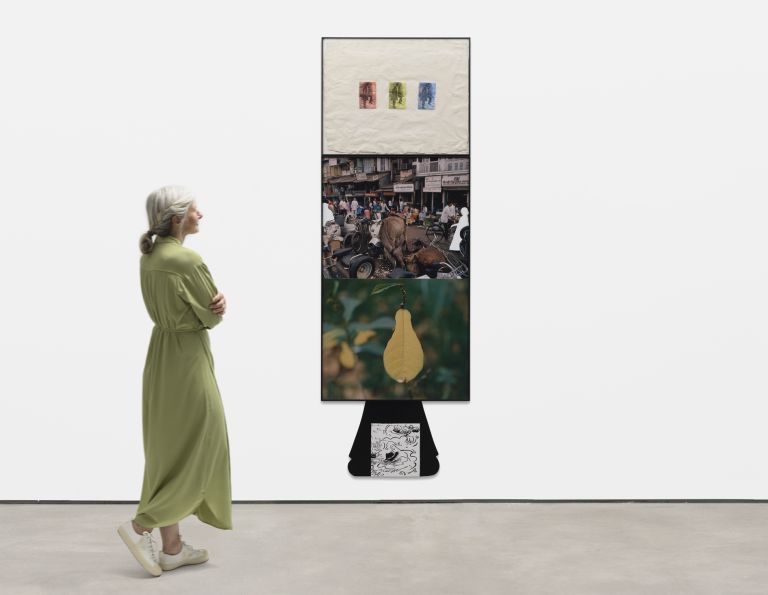 John Baldessari
Street Scene (with White) Intrusion/Single Leaf (Yellow), 1992
