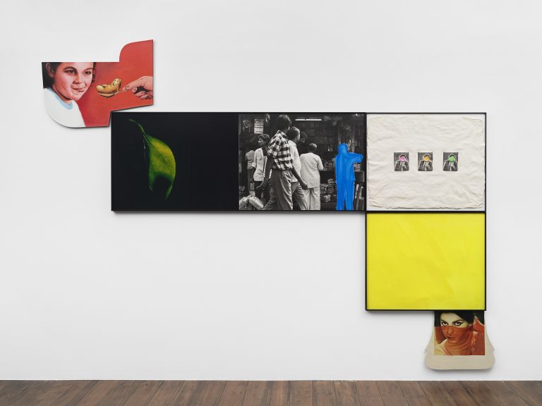 John Baldessari
Street Scene (With Blue Intrusion)/Single Leaf (Green), 1992