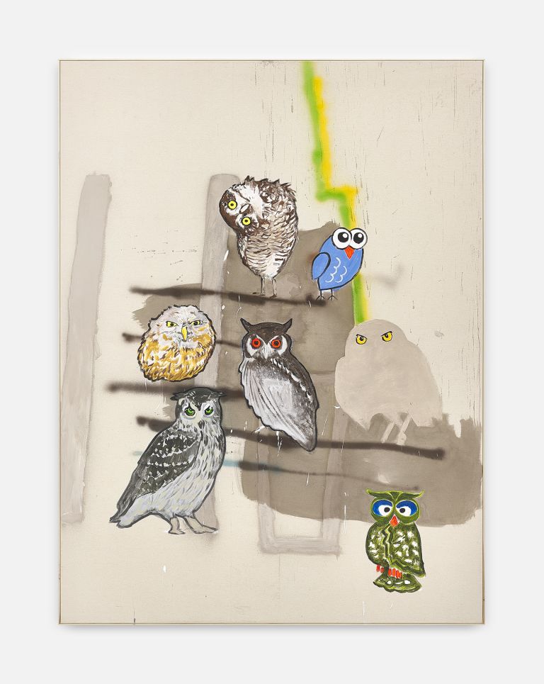 David Ostrowski
M&auml;nner die Pfeifen (Parliament Paintings), 2019
Acrylic and lacquer on canvas, wood
201 x 151 cm | 79 1/8 x 59 1/2 inches (framed)