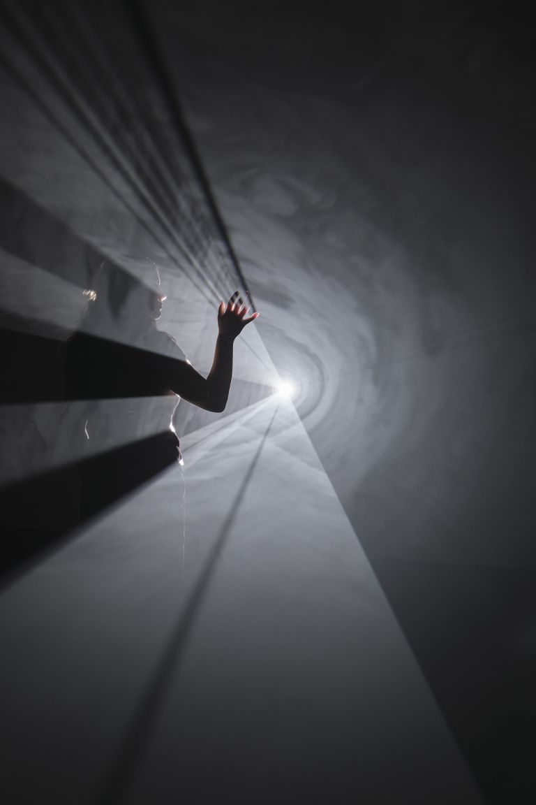 Anthony McCall, Raised Voices, 2020 (detail)