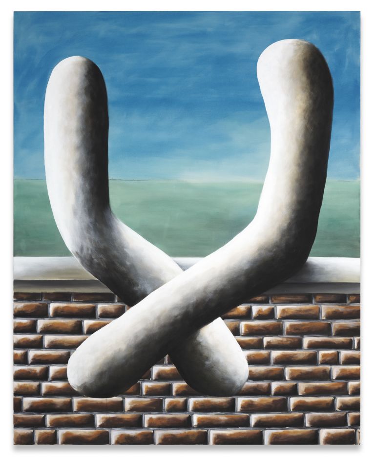 Andreas Schulze
Untitled (Two in Venice), 2023
Acrylic on nettle cloth
200 x 160 cm | 78 3/4 x 63 inches