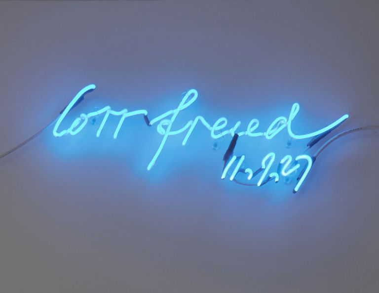 Joseph Kosuth
‘Fetishism Corrected #2’ [Blue], 1988 (detail)