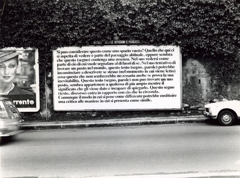 Joseph Kosuth
‘Text/Context’, 1978–79 (detail)