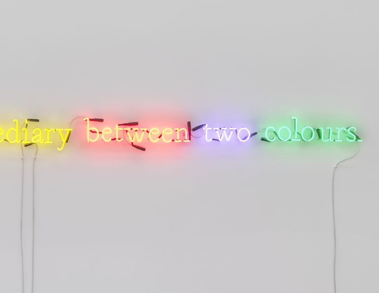 Joseph Kosuth
‘#II49. (On Color/Multi #2)’, 1991 (detail)