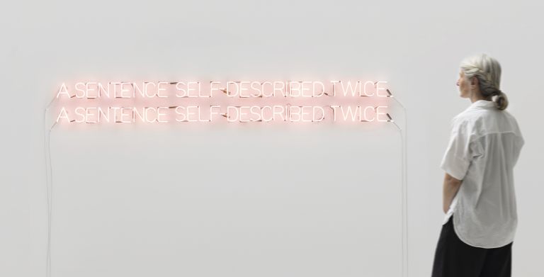 Joseph Kosuth
‘Self-Described Twice’ [Pink], 1966