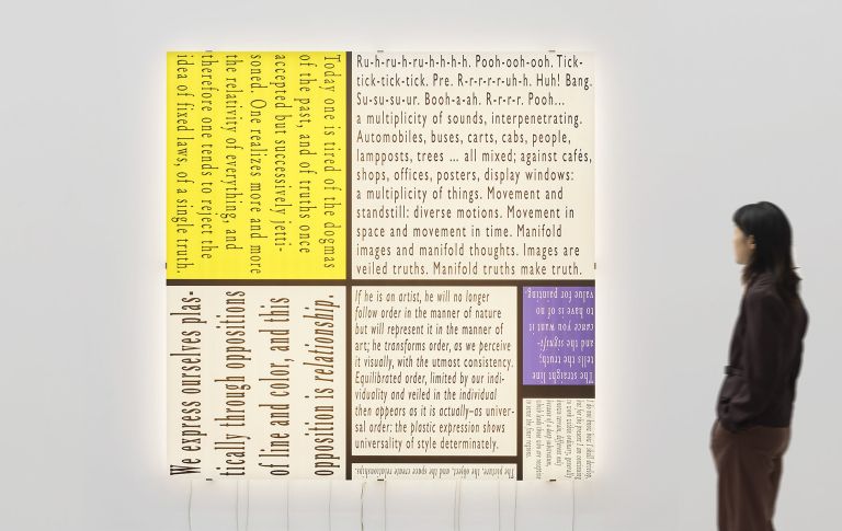 Joseph Kosuth
‘Mondrian’s Work XV’, 2015