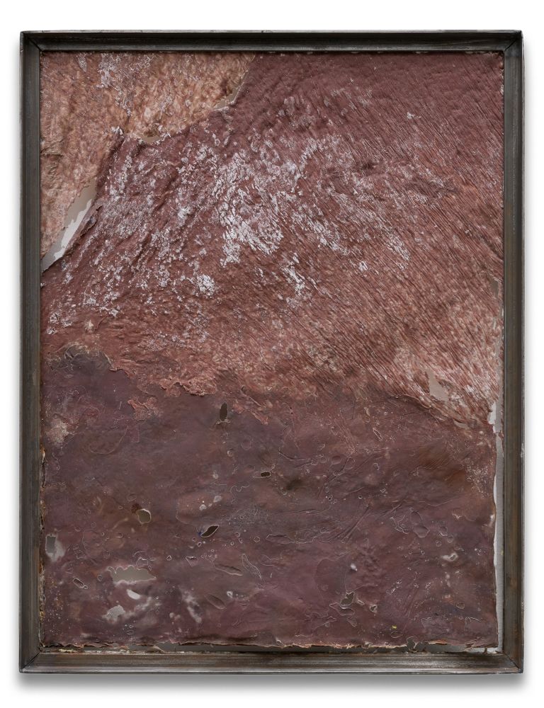 Mire Lee
Faces, 2025
Steel frame, polyester fabric, methylcellulose
37.1 × 28.9 × 2.2 cm | 14 5/8 × 11 3/8 × 7/8 inches (framed)