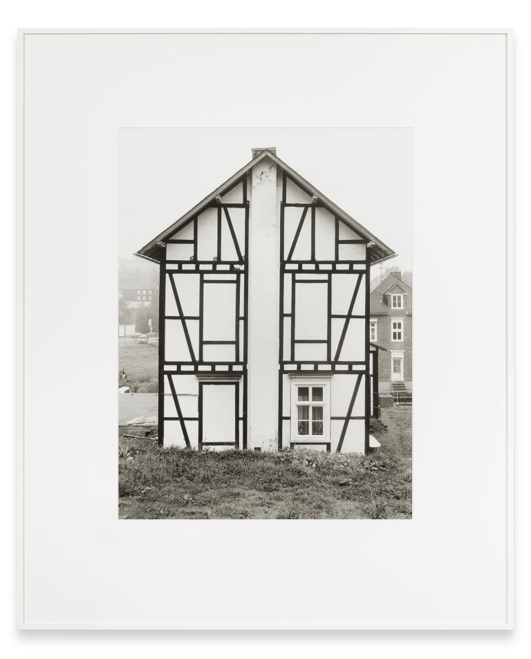 Bernd & Hilla Becher
Framework House, Oststr. 16, Freudenberg, D, 1971
Silver gelatin print
60 &times; 50 cm | 23 5/8 &times; 19 3/4 inches
91.5 &times; 75 cm | 36 &times; 29 1/2 inches (framed)
Edition of 5
