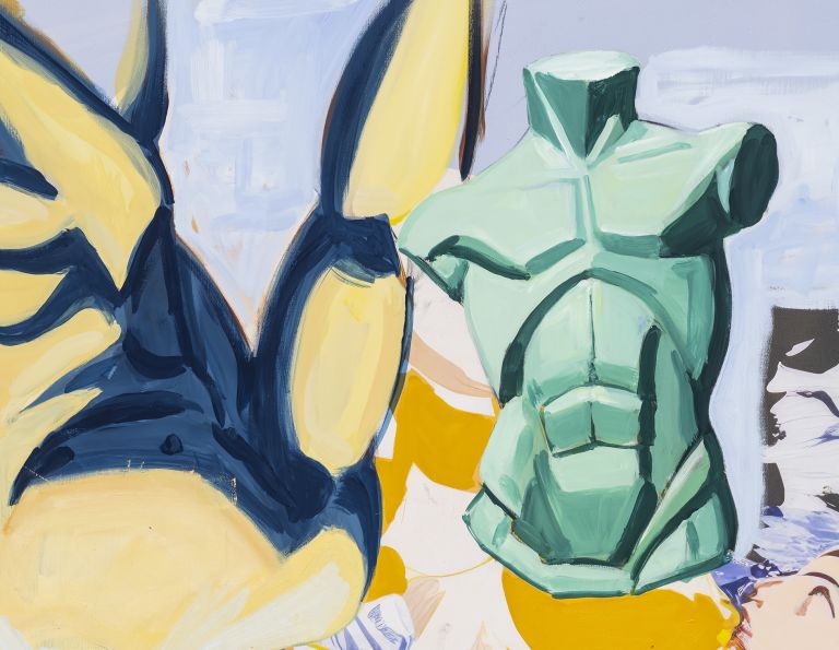 David Salle
New Pastoral Green Torso, 2024 (detail)