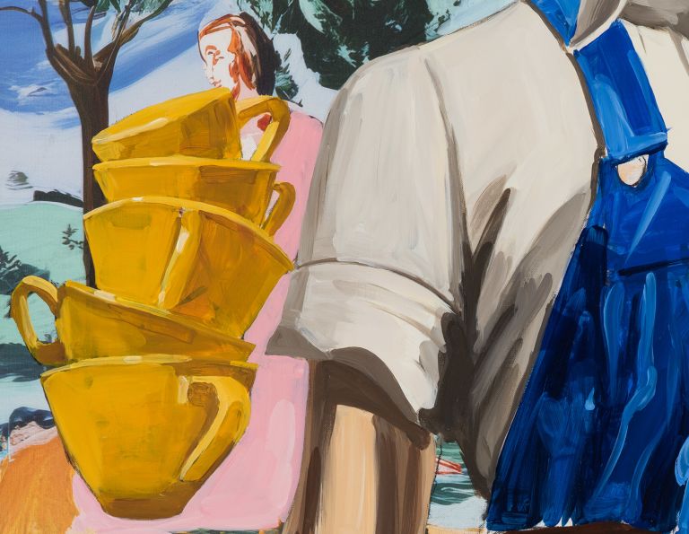 David Salle
Worker, 2025 (detail)