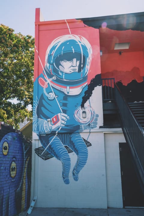 Graffiti on the tour