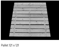 Eternit pallet 1210x1210mm (statiegeld € 22,00 credit bij retour)
