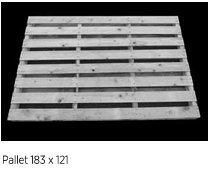 Eternit pallet 1830x1210mm (statiegeld € 22,00 credit bij retour)