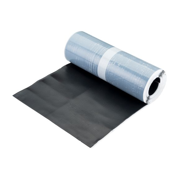 KoraFlex Plus zwart, breedte 450 mm, lengte 5 m