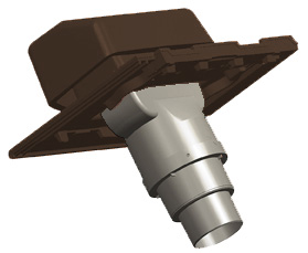 BMI Bretagne moka ontluchtingspan met adapter