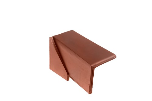 BMI Bretagne rood rustiek halve chaperongevelpan li 90°