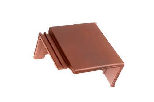 BMI Bretagne rood rustiek chaperongevelpan re 90°