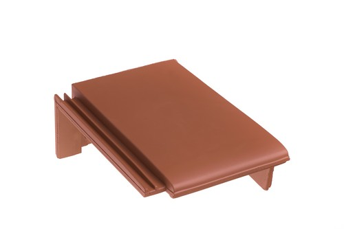 BMI Tuile Plat natuurrood chaperongevelpan re 90°