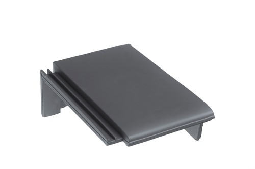 BMI Tuile Plat platinagrijs chaperongevelpan R 90