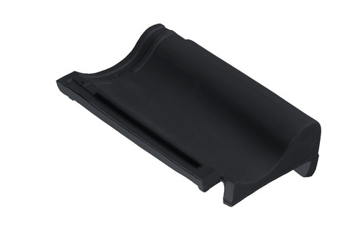 BMI OVH 206 zwart glazura ondergevelpan re