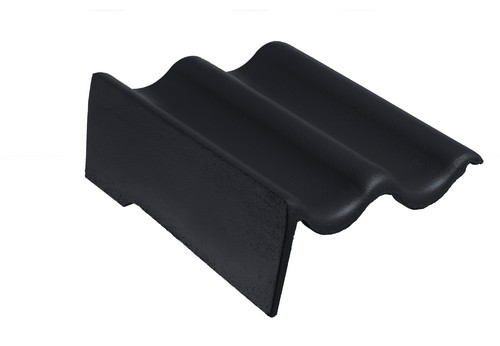BMI Low Pitch System natura granietgrijs chaperongevelpan li 90°