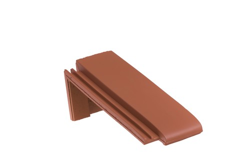 BMI Tuile Plat natuurrood halve chaperonpan 70°