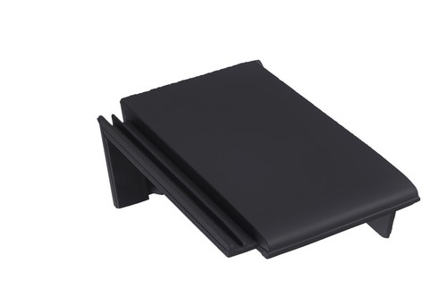 BMI Tuile Plat inktzwart chaperongevelpan re 70°