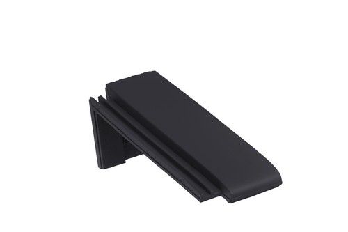 BMI Tuile Plat inktzwart halve chaperonpan 70°