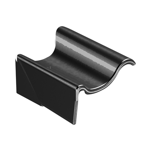 BMI De Nieuwe Hollander Plus gitzwart chaperongevelpan li 90°