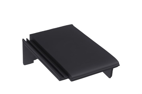 BMI Tuile Plat inktzwart chaperongevelpan re 90°