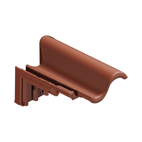 BMI De Nieuwe Hollander Plus koperrood 2/3 chaperonpan 90°
