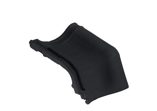 BMI OVH 206 zwart glazura knikgevelpan re 140°