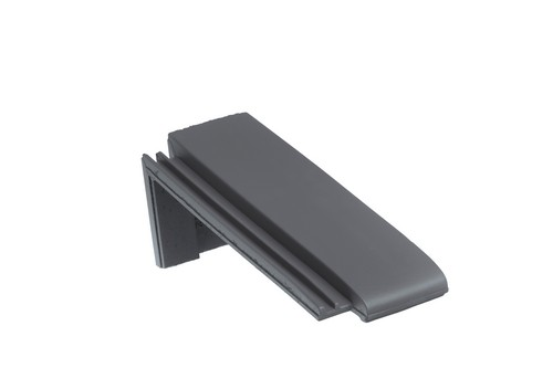 BMI Tuile Plat platinagrijs halve chaperonpan 70°