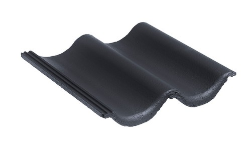 BMI Brugse pan novo+ zwart dubbele dakpan