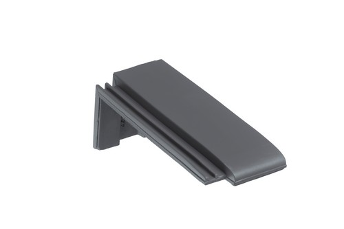 BMI Tuile Plat platinagrijs halve chaperonpan 90°