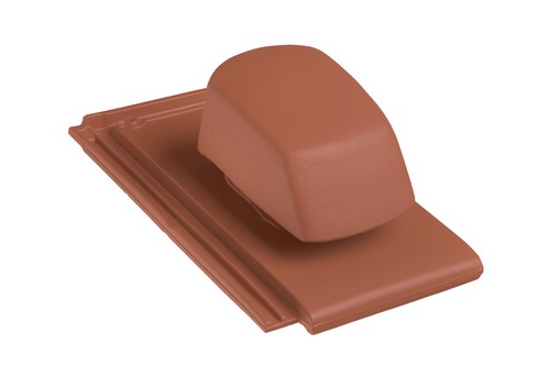BMI Tuile Plat natuurrood ontluchtingspan 125mm