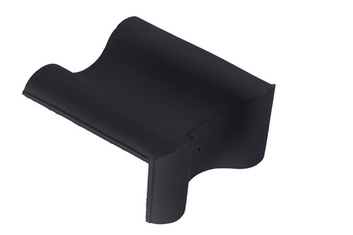 BMI OVH 206 zwart glazura chaperongevelpan li 90°
