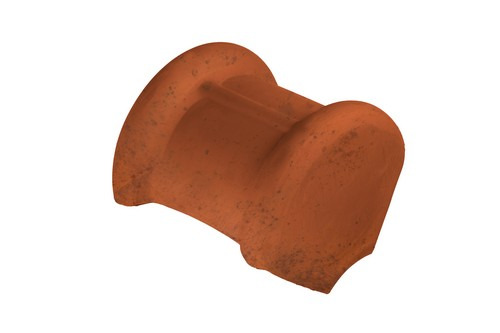 BMI 1880 oud rood halfronde eindvorst