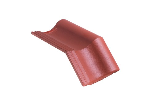 BMI Low Pitch System Halve Knikpan Op Maat Rood Natura
