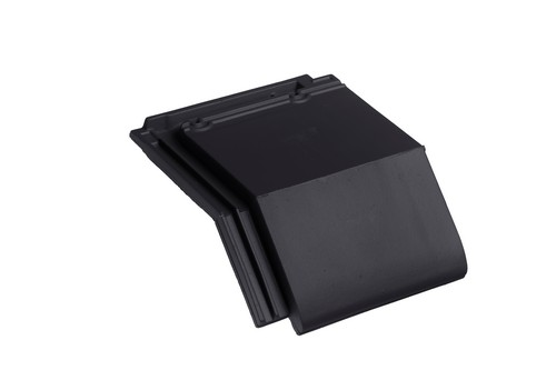 BMI Tuile Plat zwart vol donker knikpan 140°