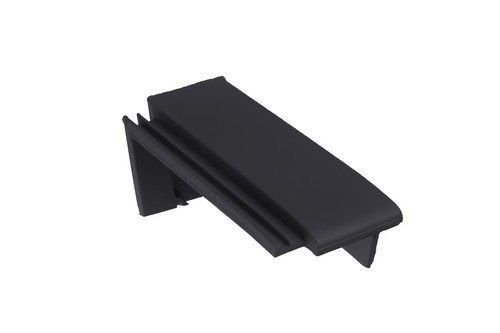 BMI Tuile Plat inktzwart halve chaperongevelpan re 70°