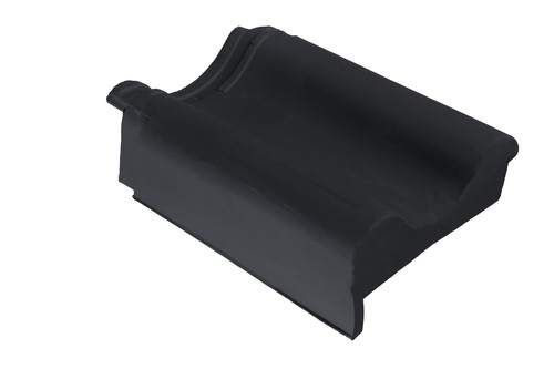 BMI OVH 206 zwart glazura ondergevelpan li