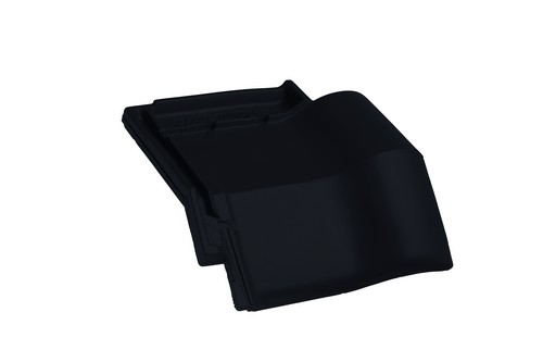 BMI Rubin 9V vulkaanzwart knikgevelpan re 140°
