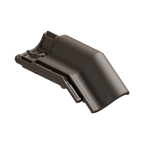BMI De Nieuwe Hollander Plus donkerbruin 2/3 knikpan 140°