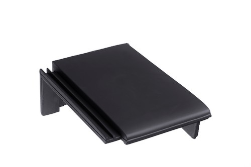 BMI Tuile Plat zwart vol donker chaperongevelpan re 90°